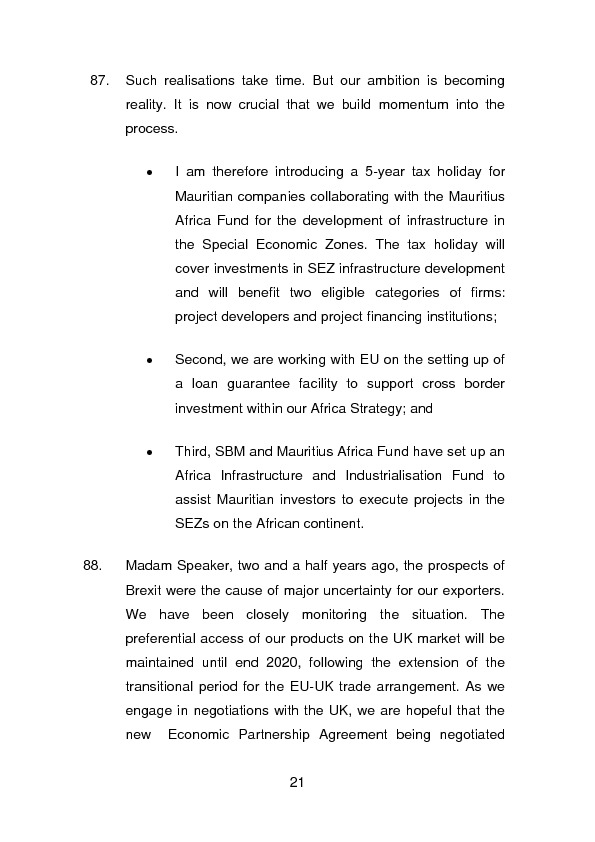 Budget Speech 2018-2019