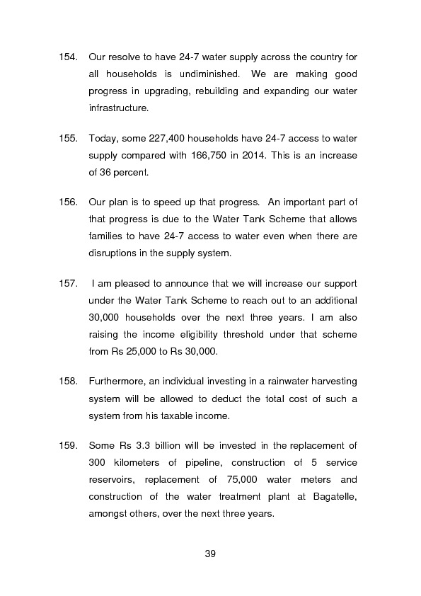 Budget Speech 2018-2019