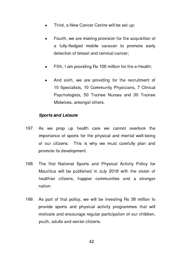 Budget Speech 2018-2019
