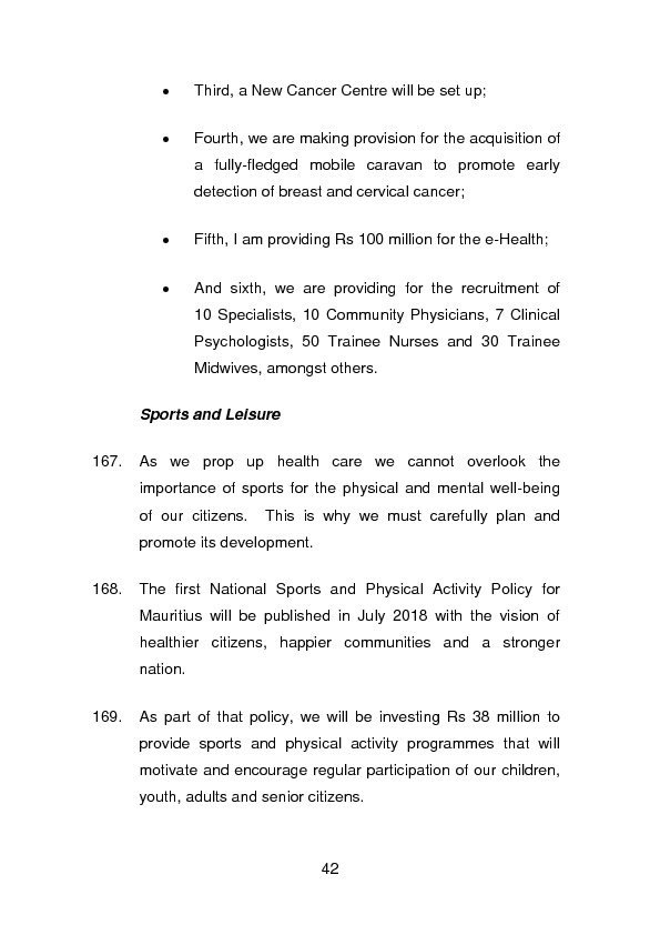 Budget Speech 2018-2019