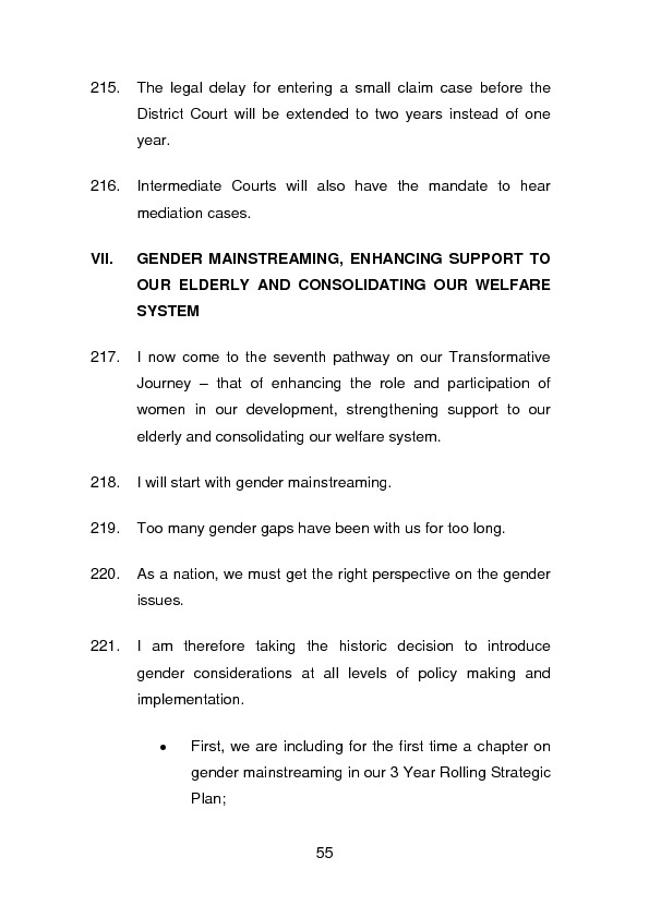 Budget Speech 2018-2019