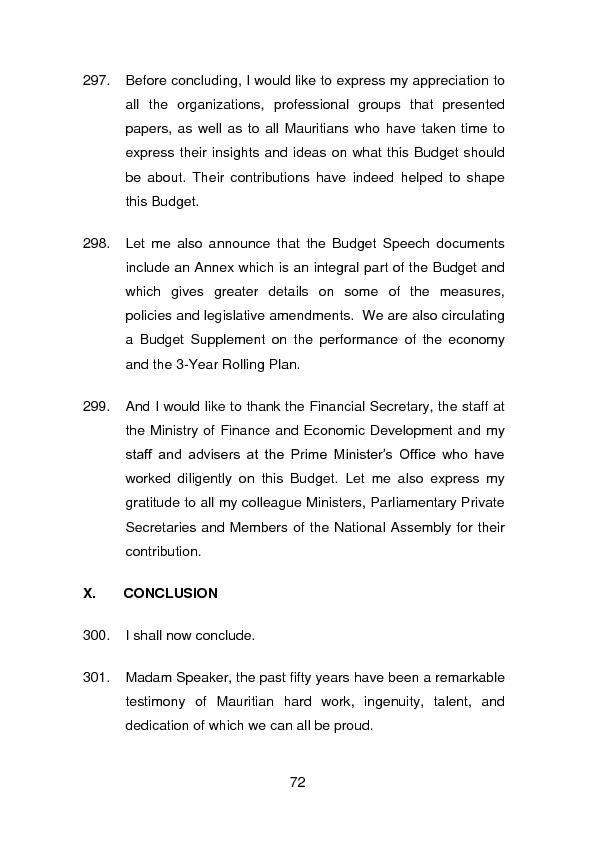 Budget Speech 2018-2019