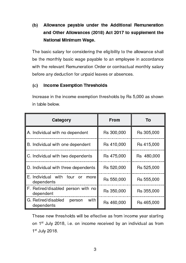 Budget Speech 2018-2019