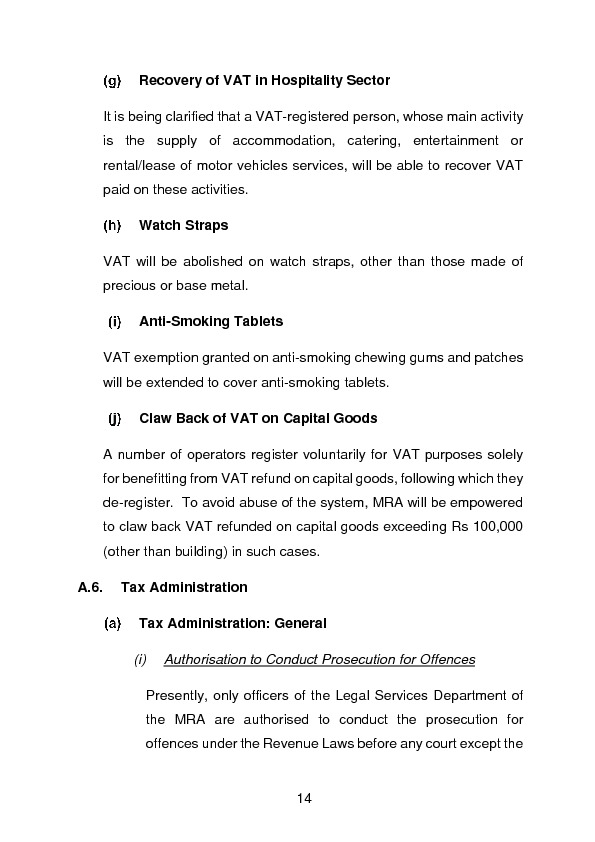 Budget Speech 2018-2019