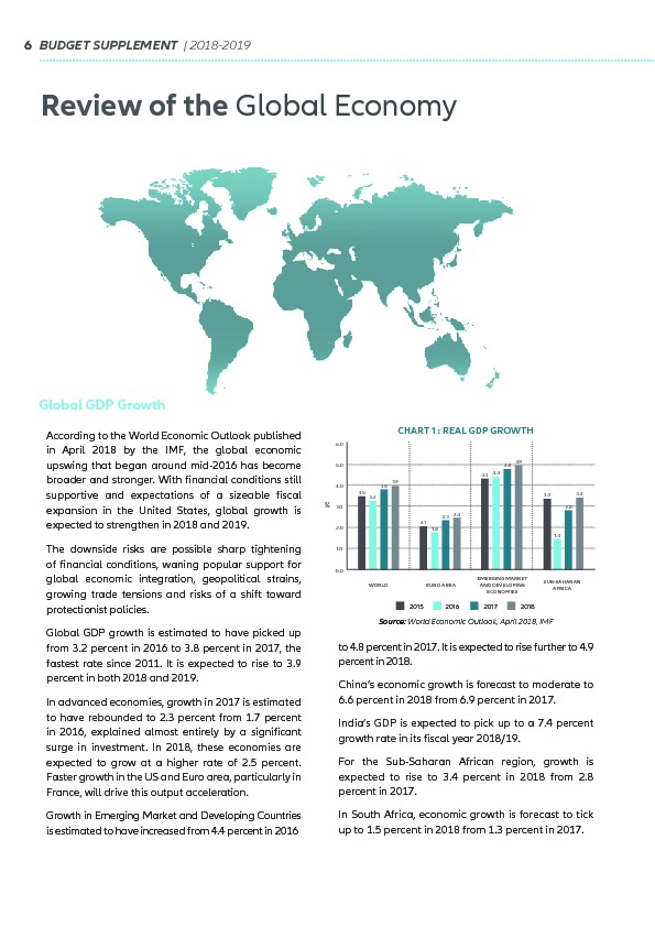 Supplement to the Budget 2018-2019