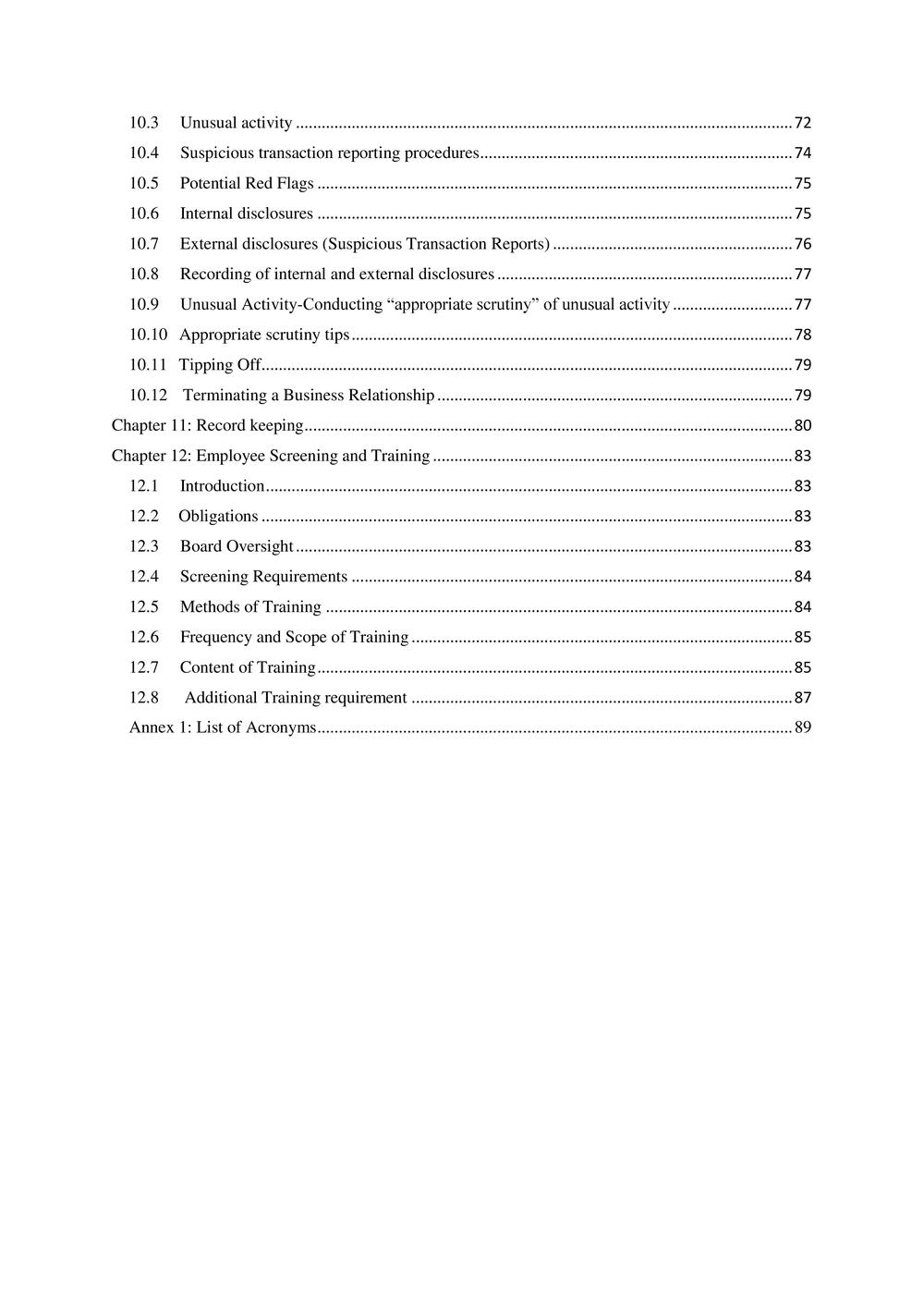 ANTI-MONEY LAUNDERING AND COUNTERING THE FINANCING OF TERRORISM HANDBOOK - FSC