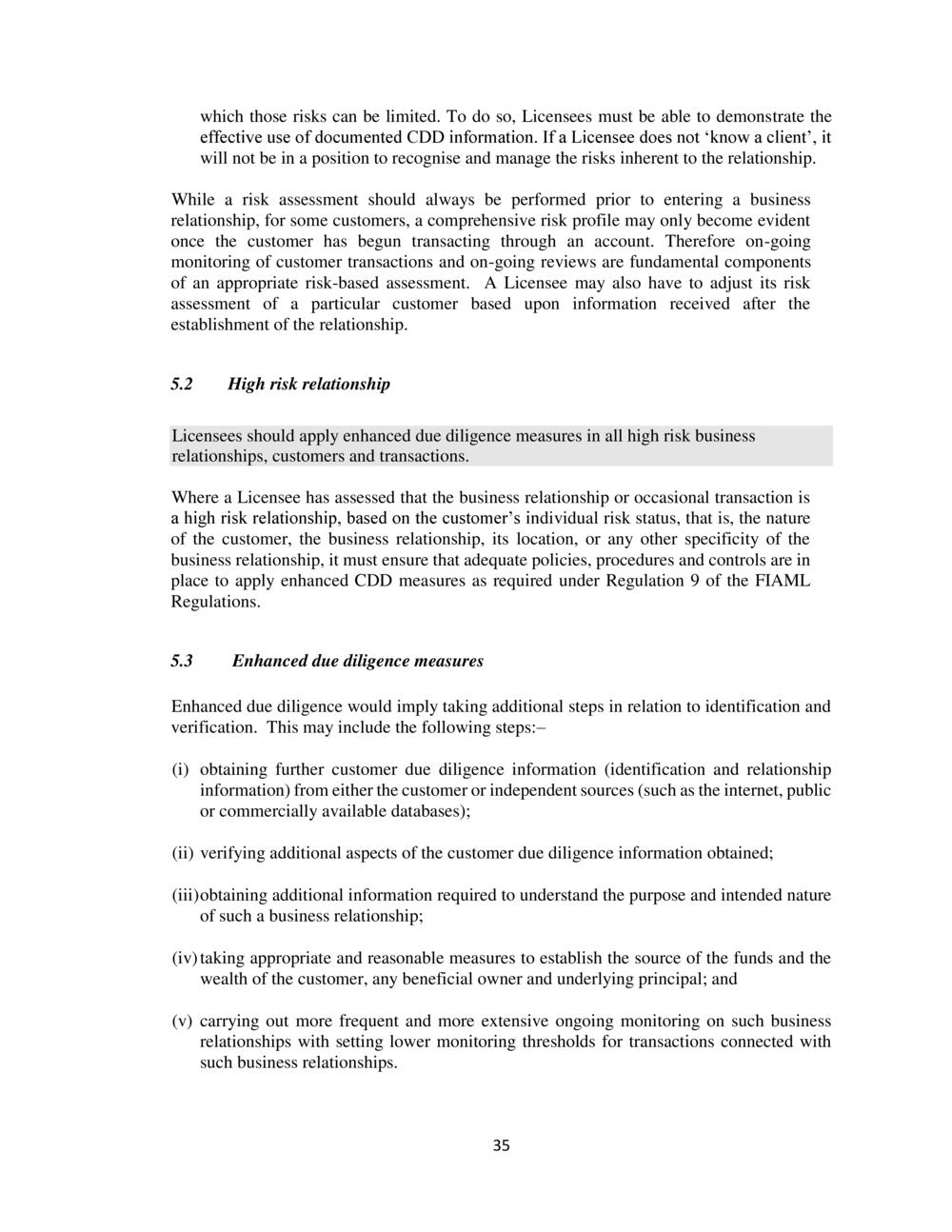 CODE ON THE PREVENTION of MONEY LAUNDERING & TERRORIST FINANCING - FSC