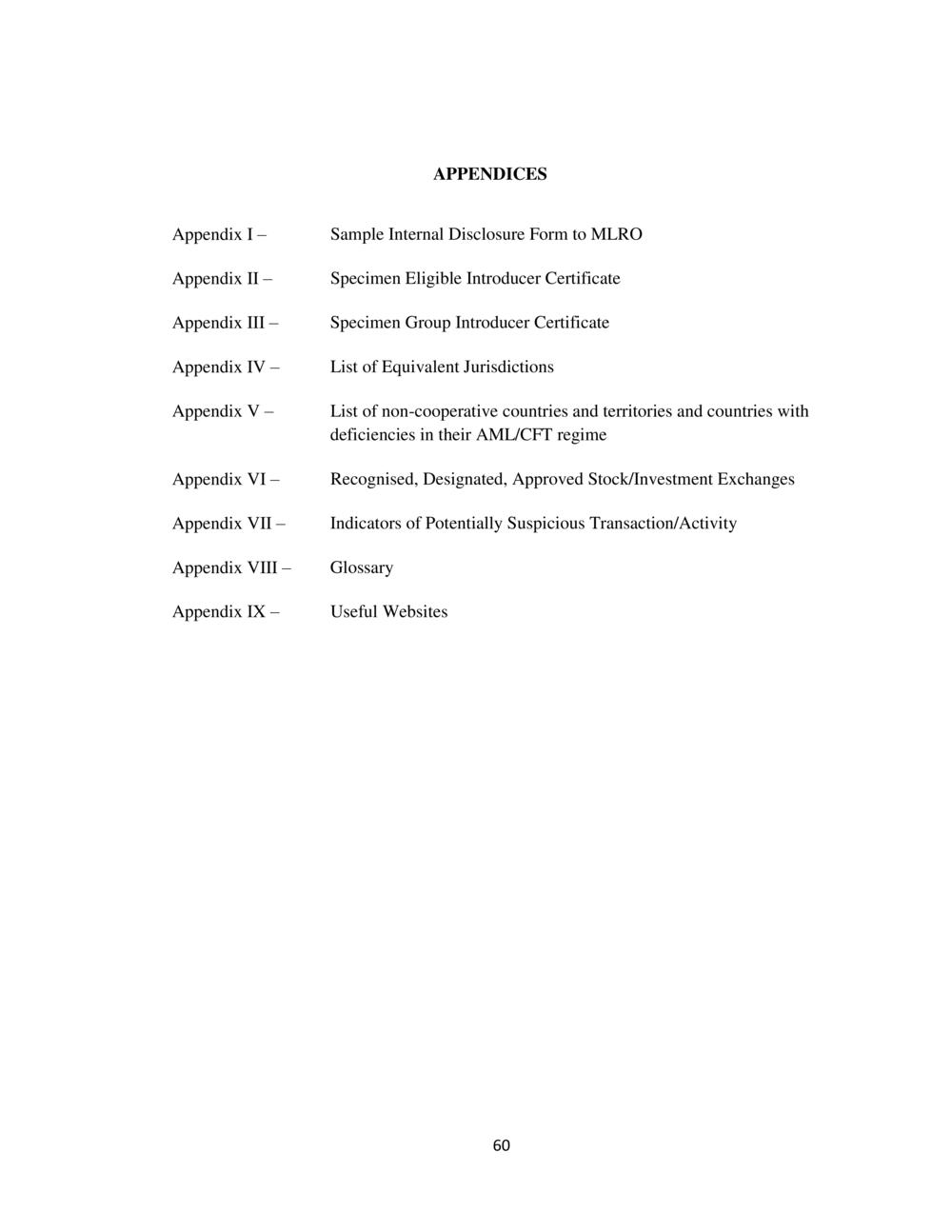 CODE ON THE PREVENTION of MONEY LAUNDERING & TERRORIST FINANCING - FSC