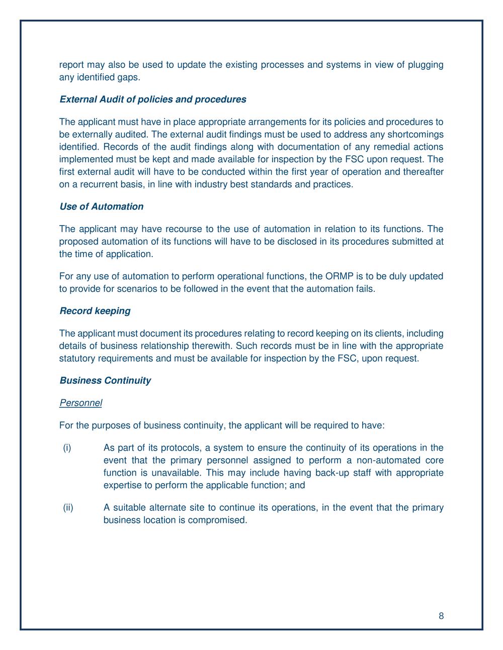 Consultation Paper - The FinTech Service Provider License