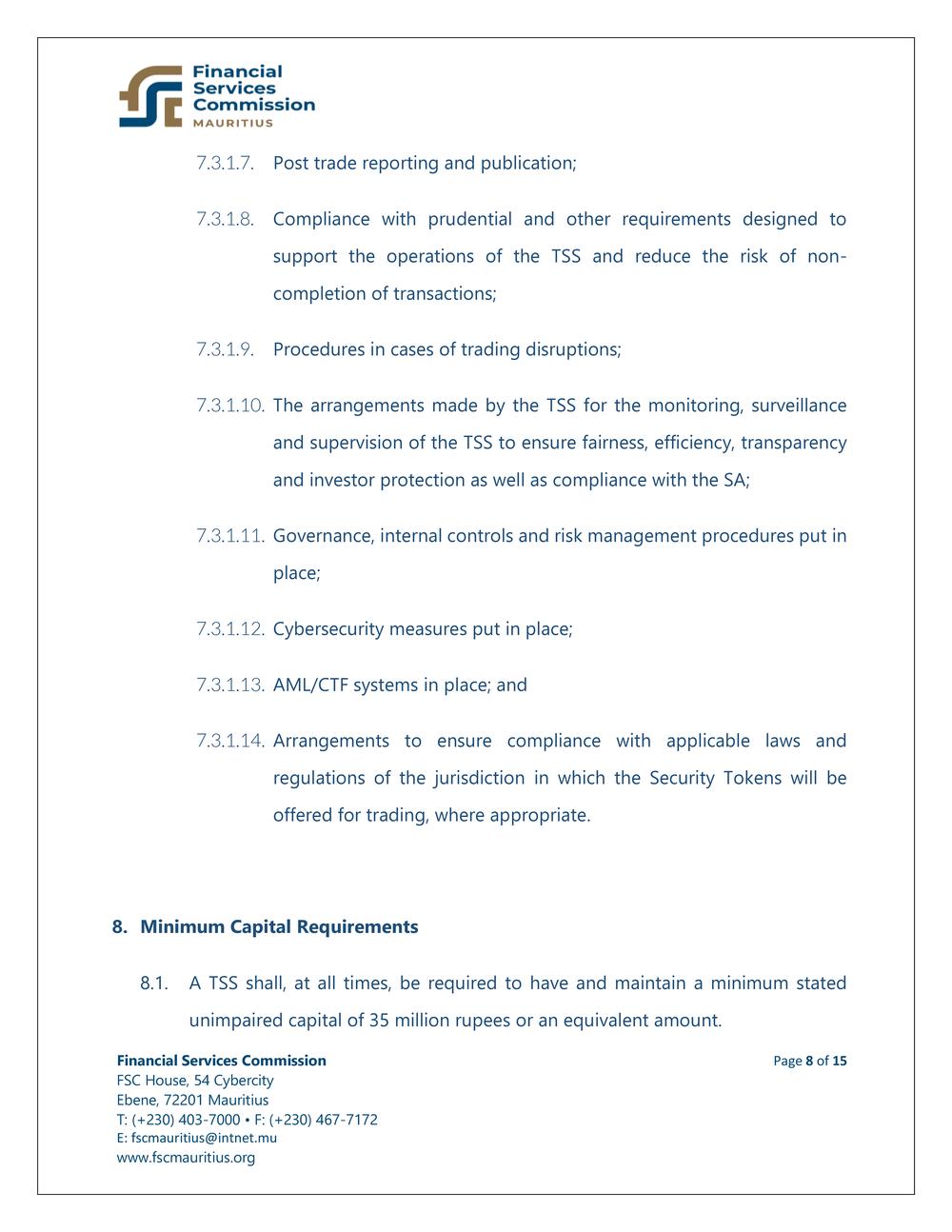 FSC Guidance Notes - Security Token Offerings and Security Token Trading Systems