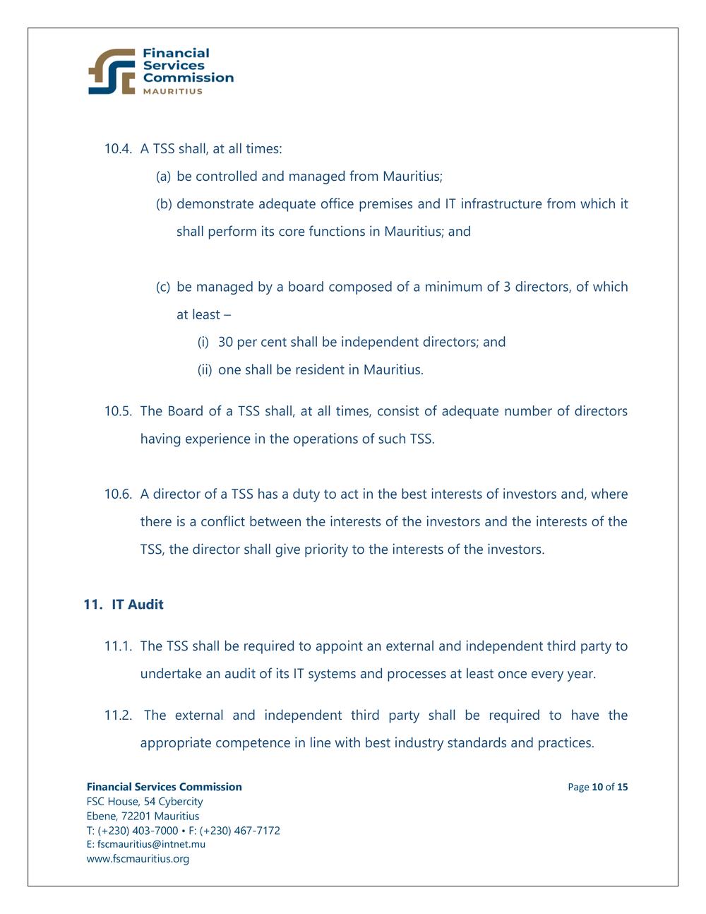 FSC Guidance Notes - Security Token Offerings and Security Token Trading Systems