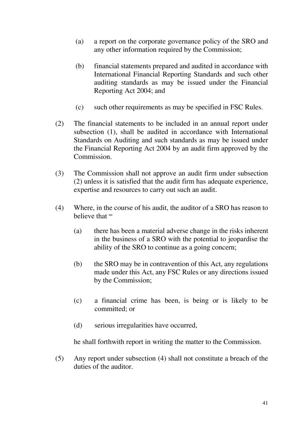 The Financial Services Act