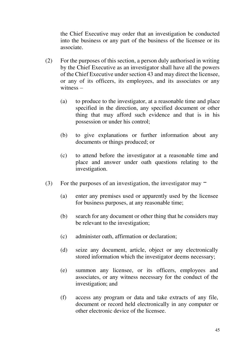 The Financial Services Act