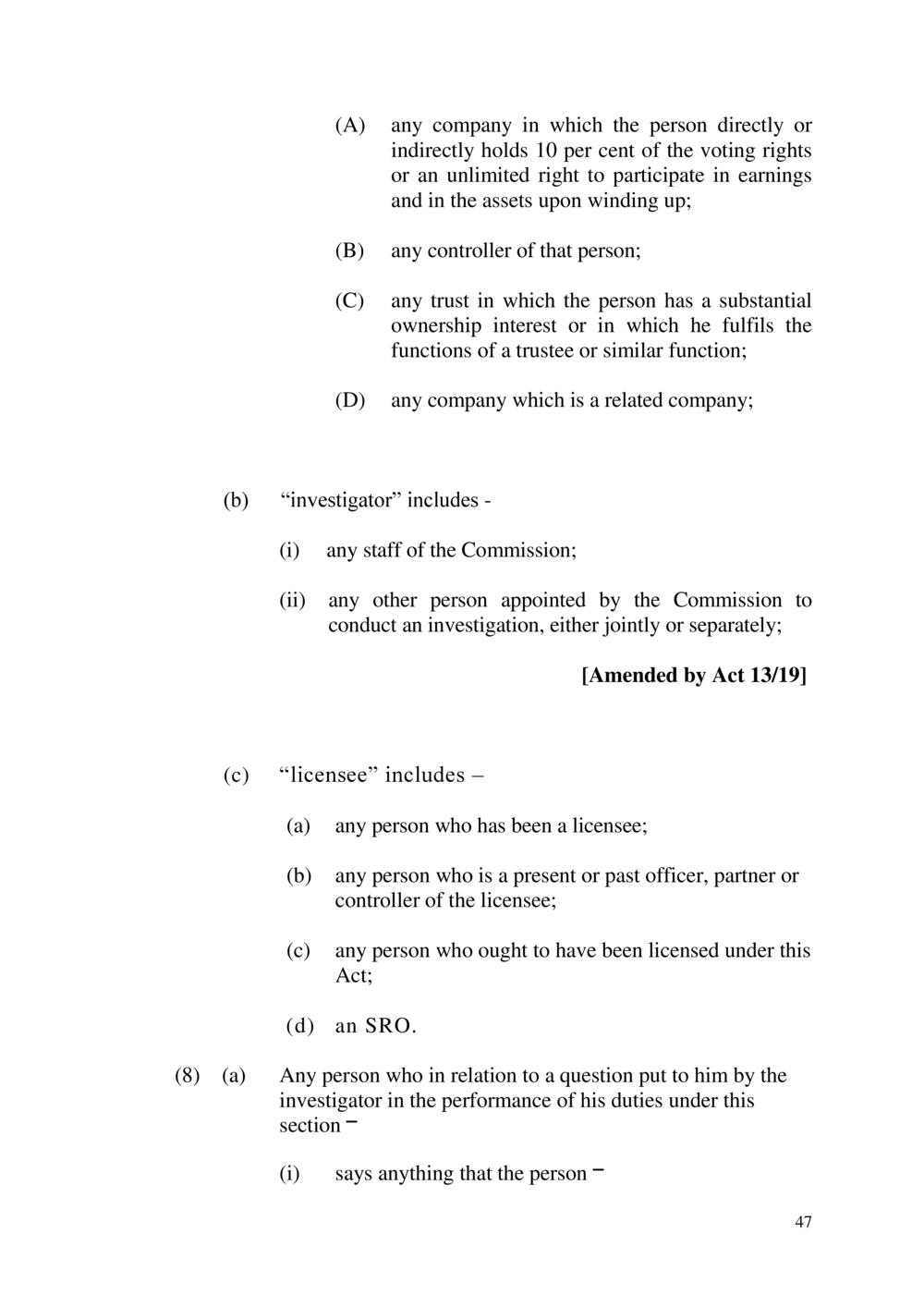 The Financial Services Act