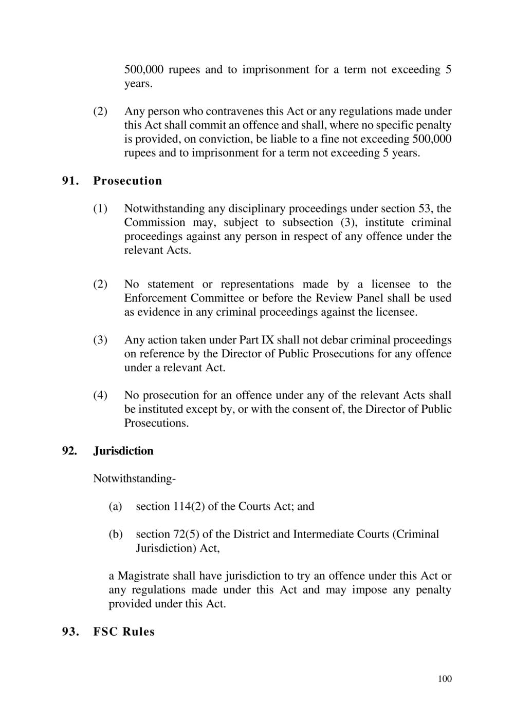 The Financial Services Act