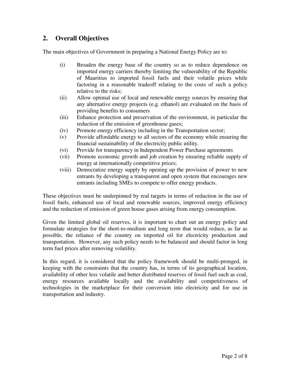 Outline of Energy Policy 2007-2025.