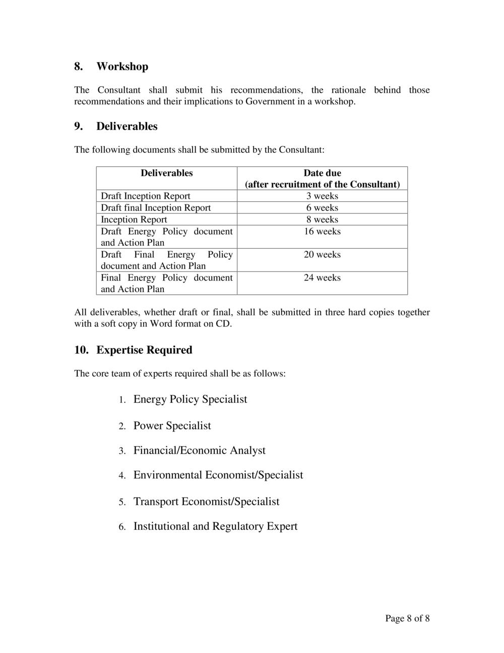 Outline of Energy Policy 2007-2025.