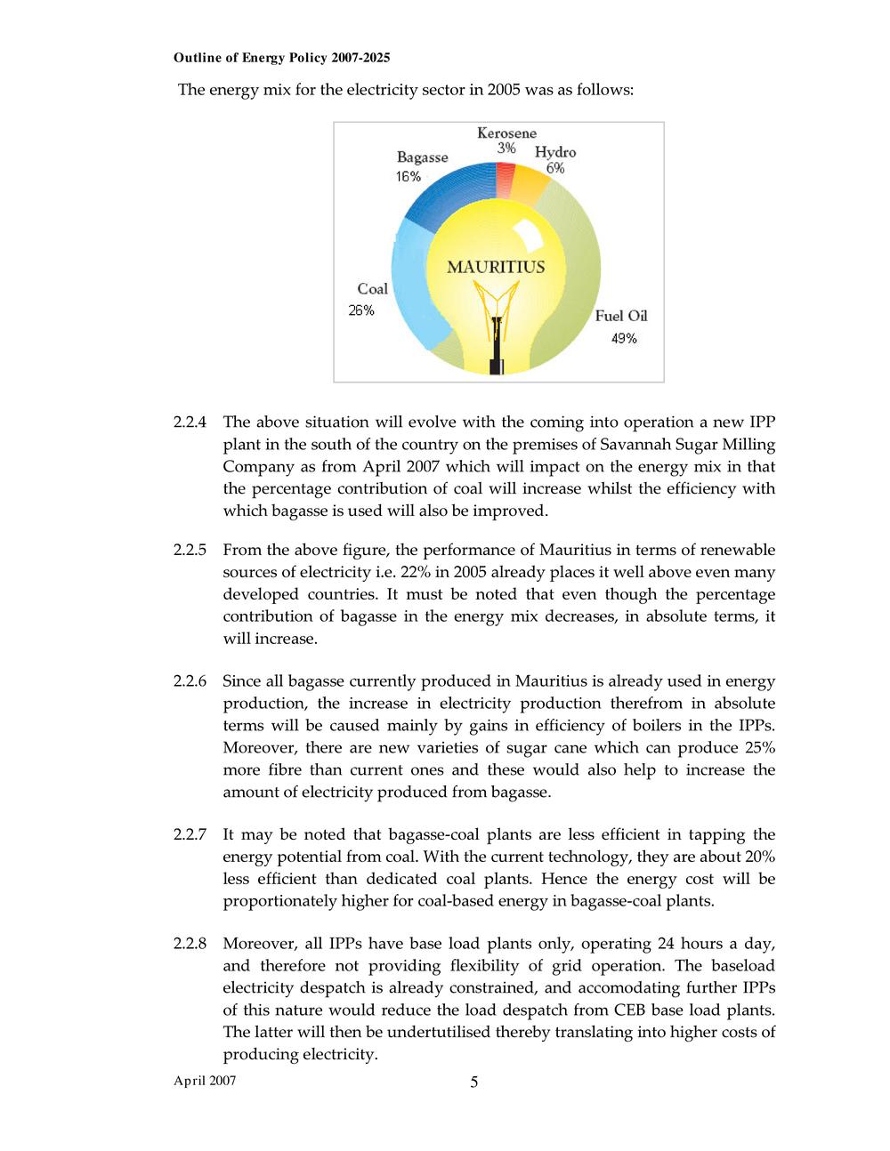 Outline of Energy Policy 2007-2025.