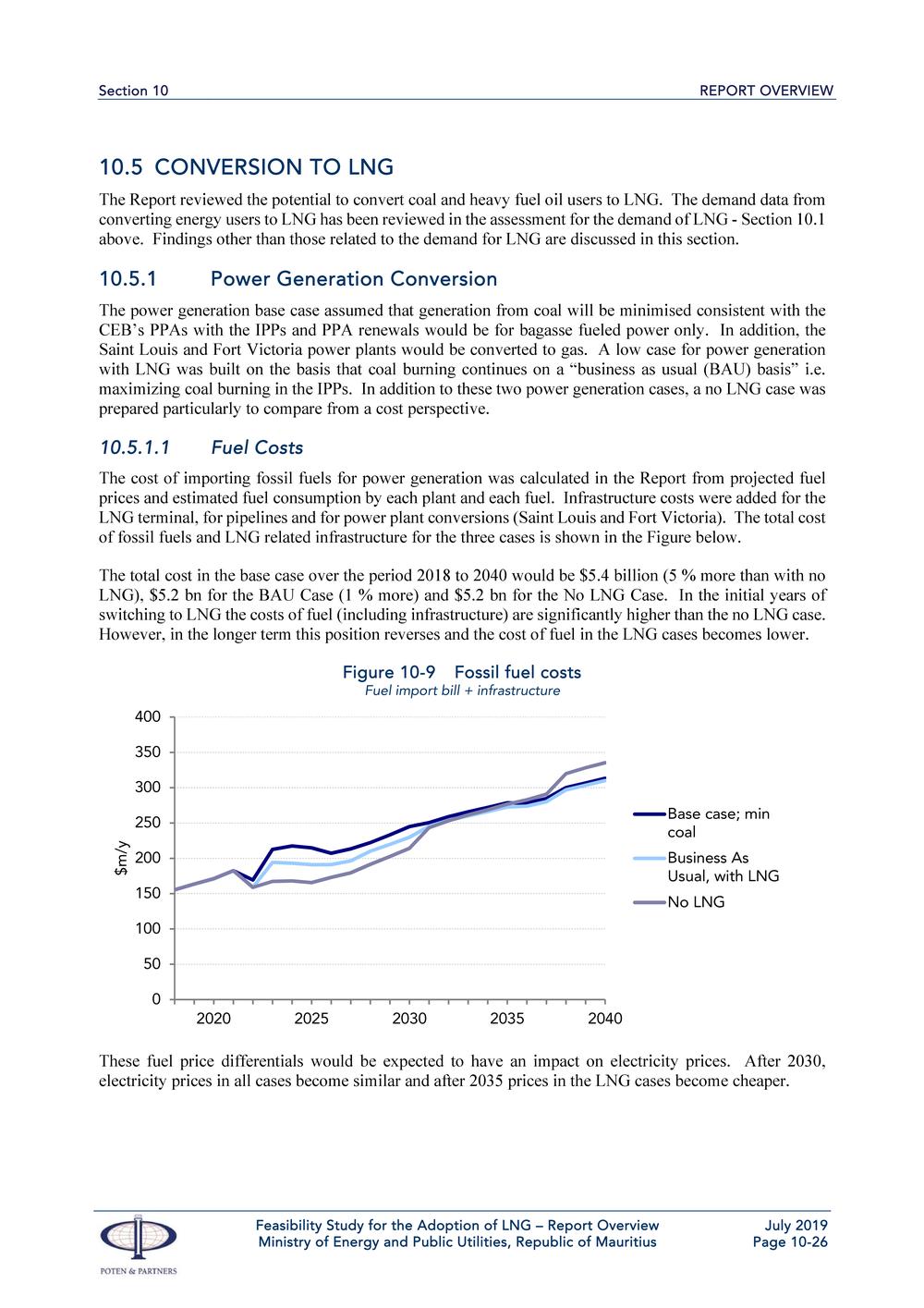 Report  Overview  Feasibility Study for the Adoption of Liquefied Natural Gas (LNG).