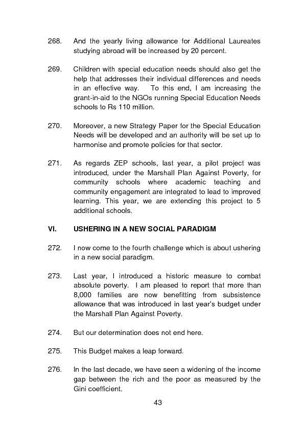 Budget Speech 2017-2018