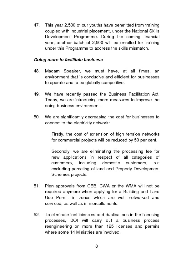 Budget Speech 2017-2018