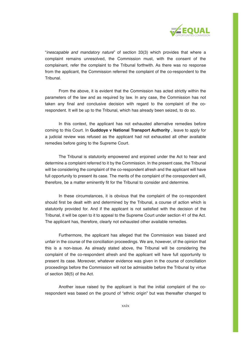 Equal Opportunities Commission Report 2014
