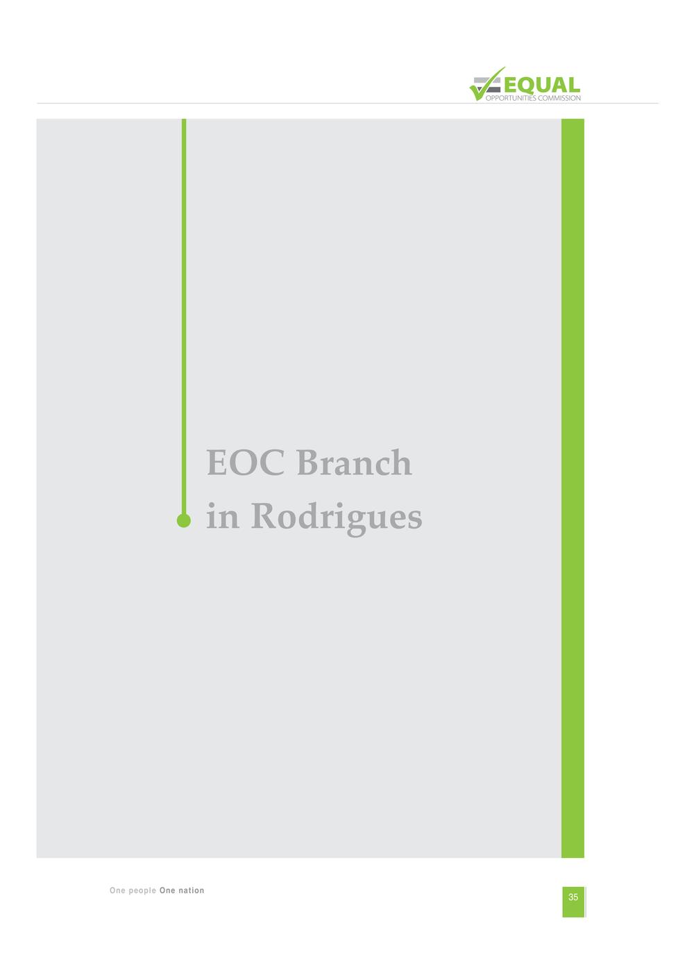 Equal Opportunities Commission Report 2014