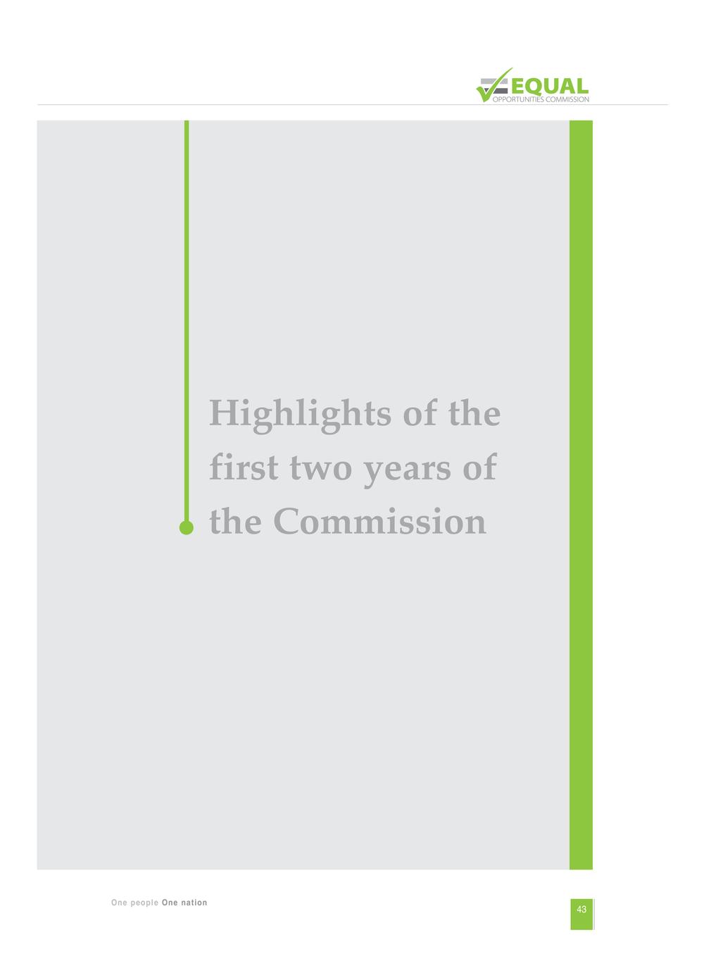 Equal Opportunities Commission Report 2014