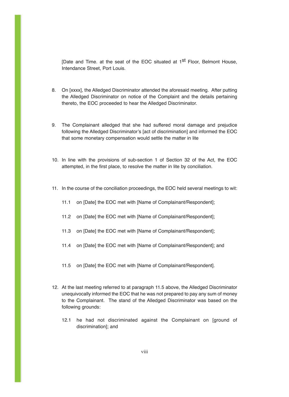 Equal Opportunities Commission Report 2014