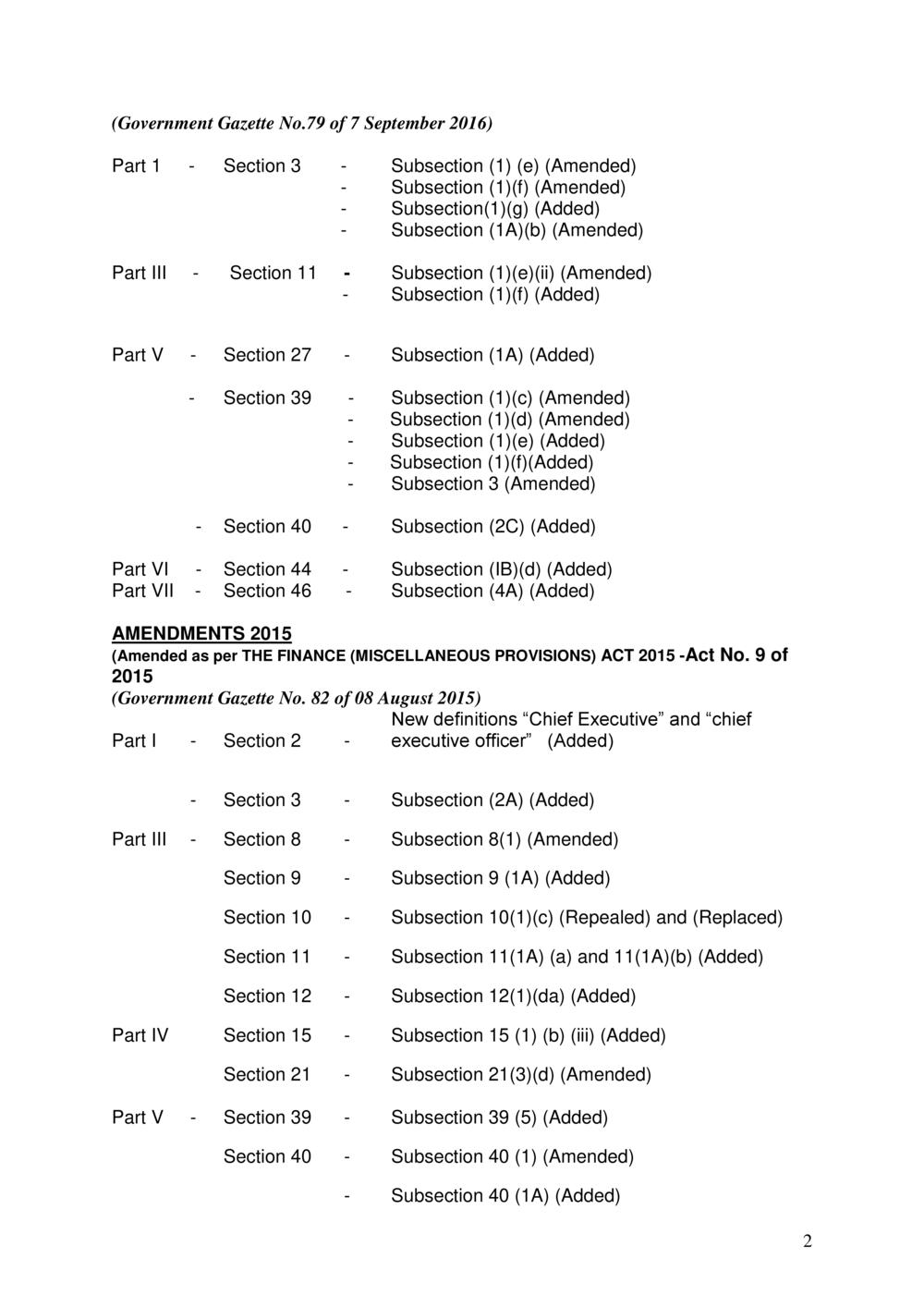 Public Procurement Act 2006-Amended as per Government Gazette No. 100 of 3 November 2018