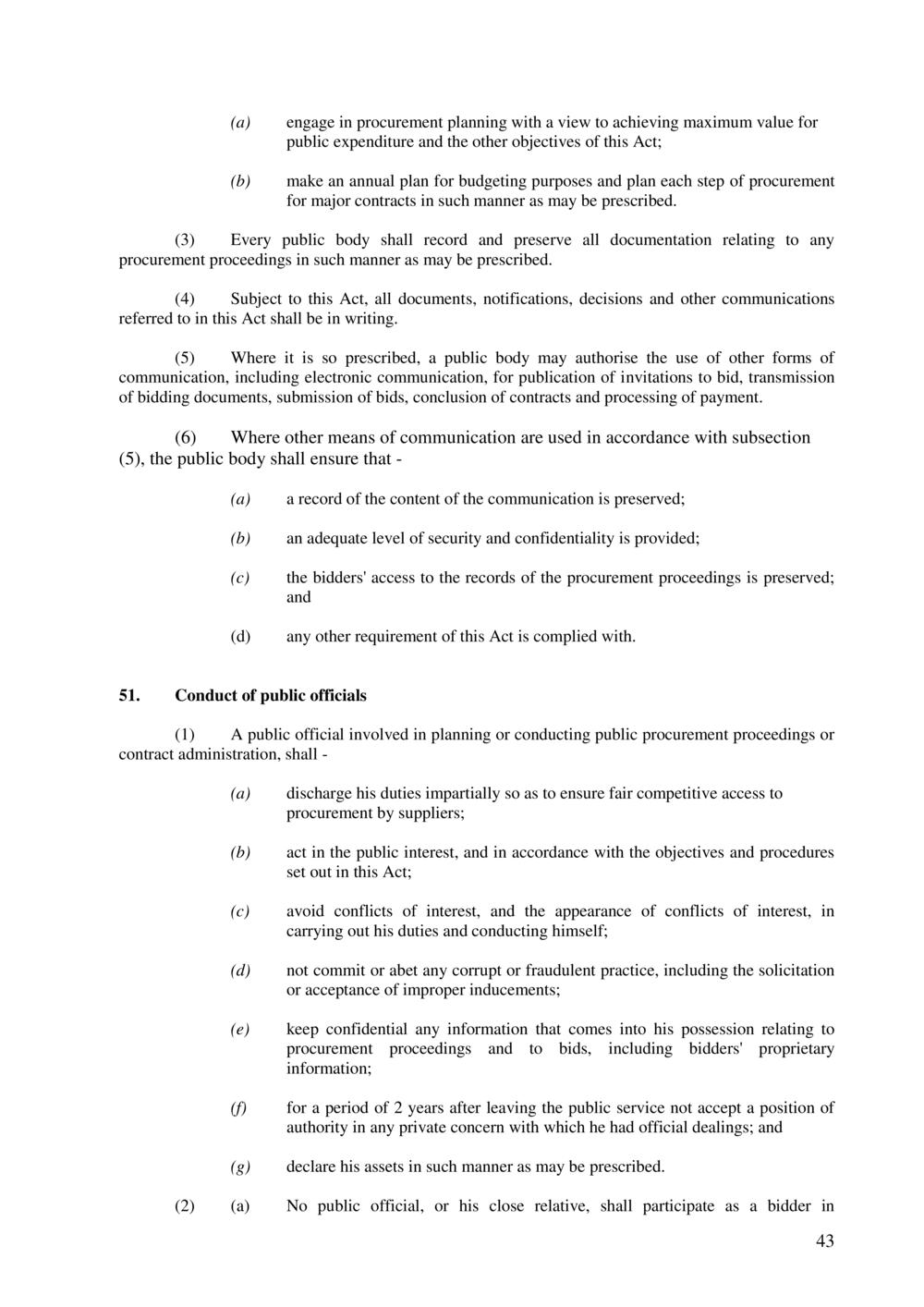 Public Procurement Act 2006-Amended as per Government Gazette No. 100 of 3 November 2018