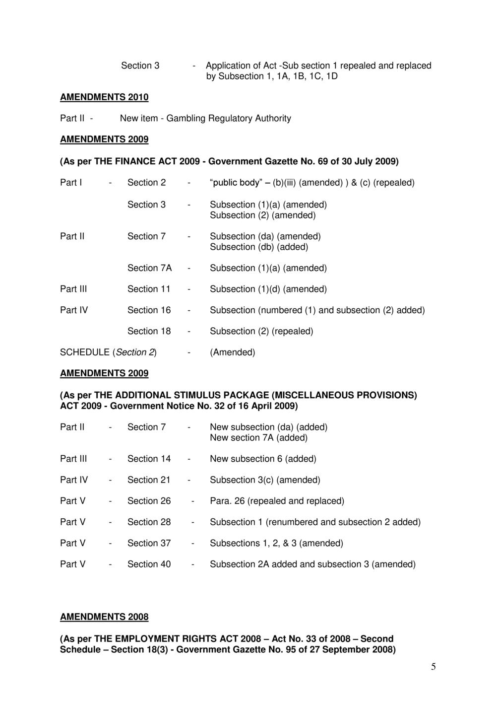 Public Procurement Act 2006-Amended as per Government Gazette No. 100 of 3 November 2018