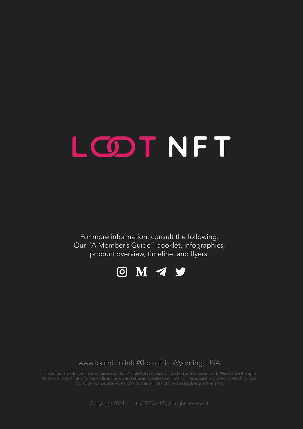 Loot NFT White Paper