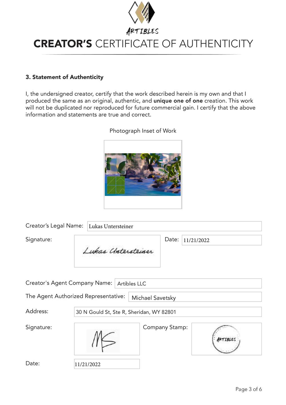 Certificate of Authenticity and Consignment - Beach.pdf