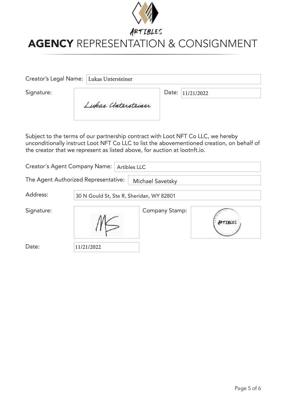 Certificate of Authenticity and Consignment - Beach.pdf