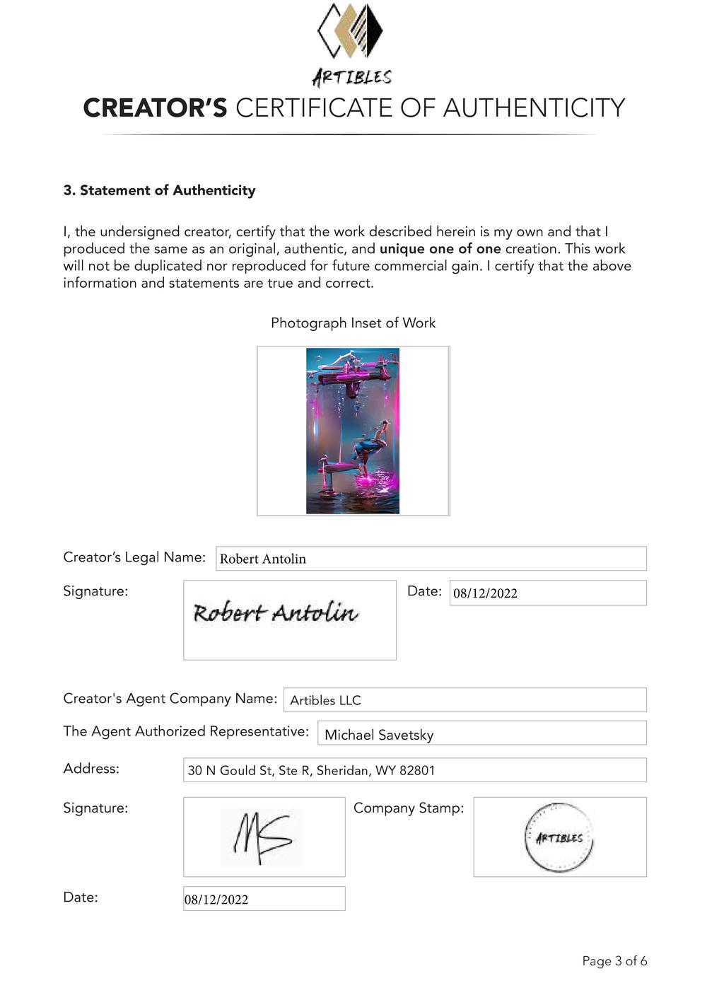 Certificate of Authenticity and Consignment - Counter Balance.pdf