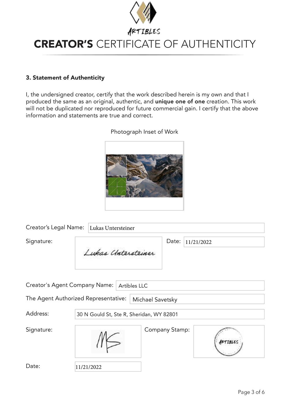 Certificate of Authenticity and Consignment - Mountain.pdf