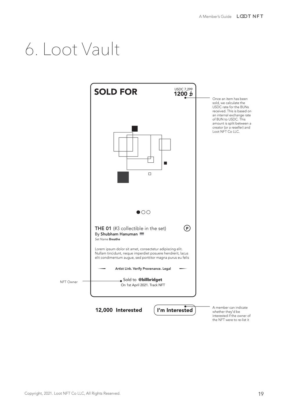 Loot NFT A Member’s Guide (Product Booklet)