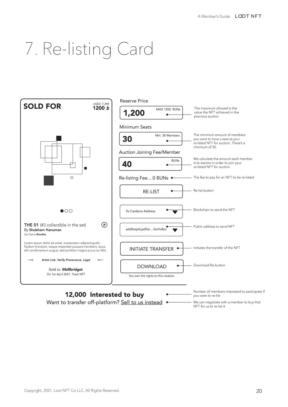 Loot NFT A Member’s Guide (Product Booklet)