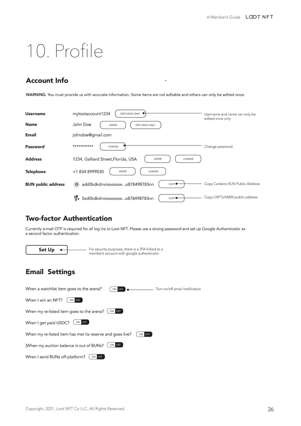 Loot NFT A Member’s Guide (Product Booklet)