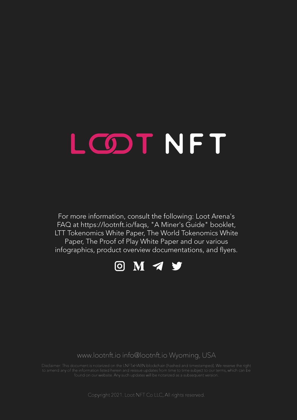 Loot NFT White Paper