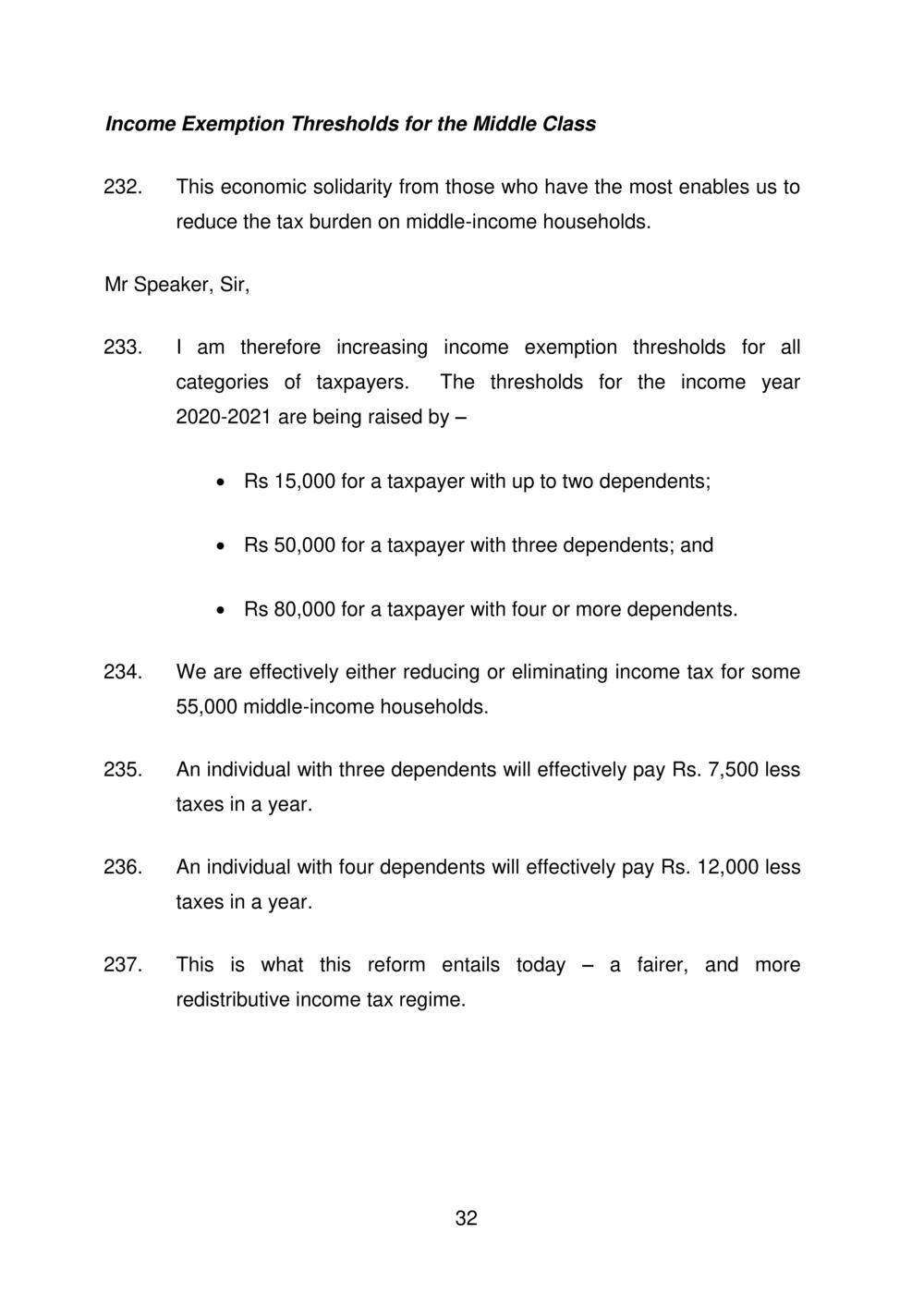 Budget Speech Mauritius 2020-2021