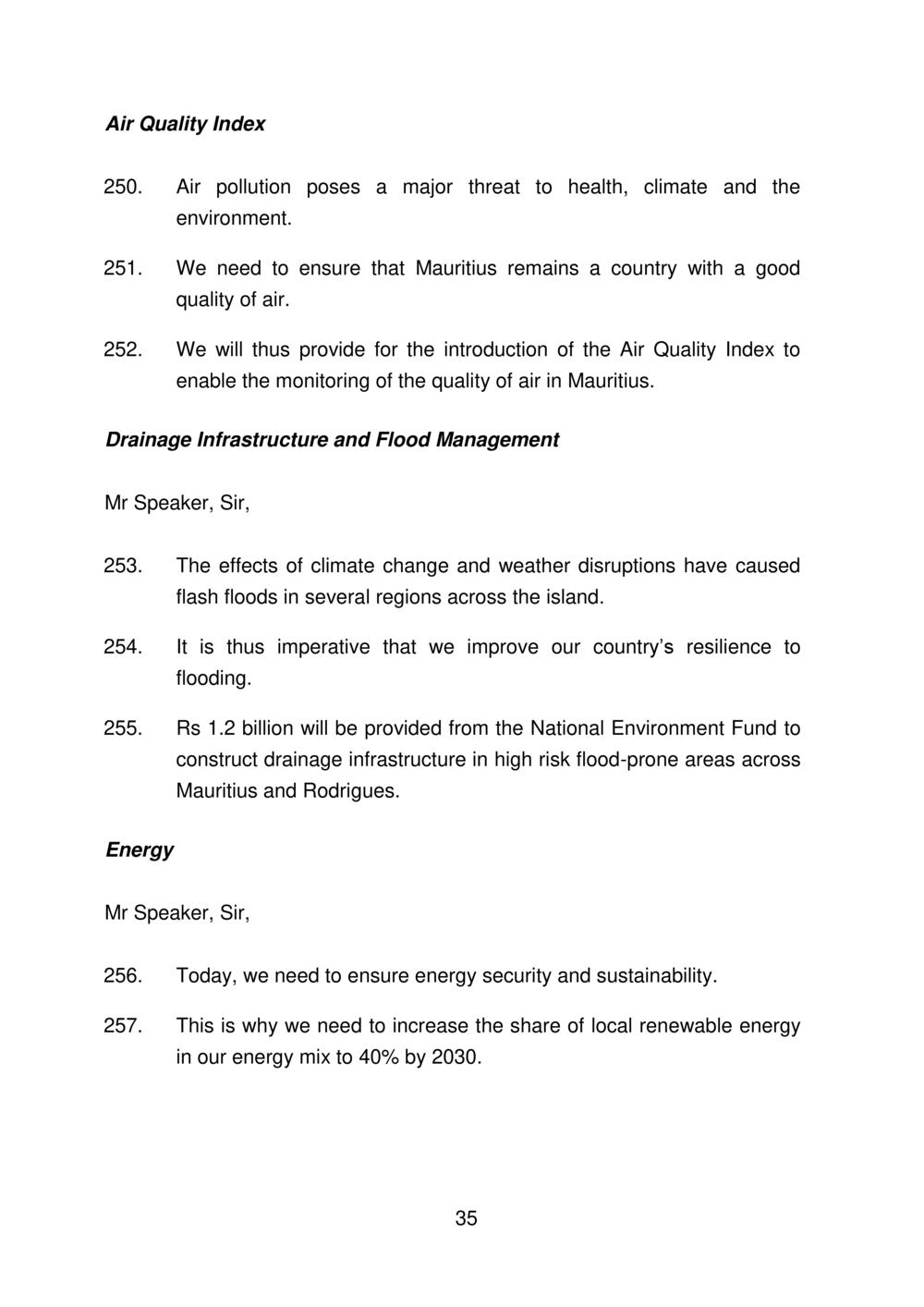 Budget Speech Mauritius 2020-2021